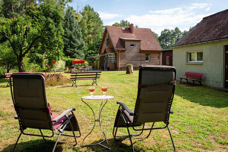 Blick aufs Haus