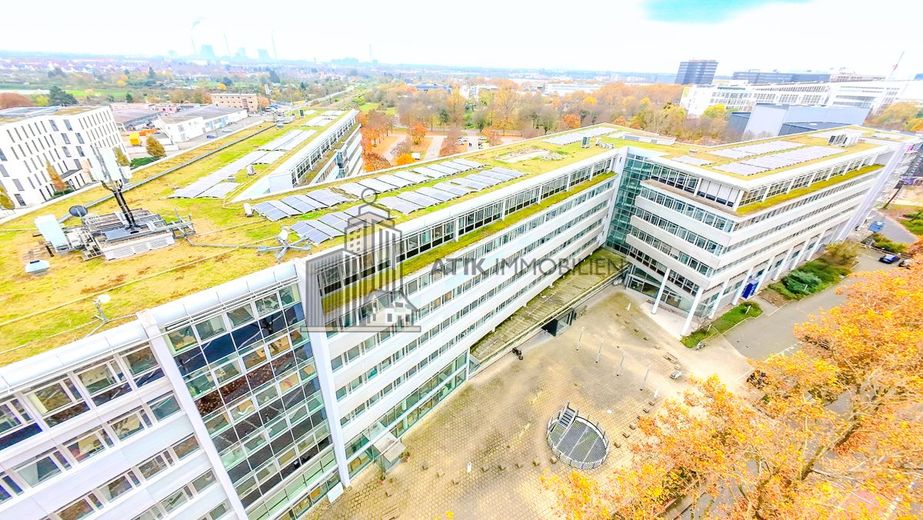 ATIK: Repräsentatives Büro x herausragende Architektur x optimale Infrastruktur - provisionsfrei – Drohnenaufnahme