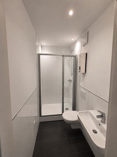 Freshly renovated 3-room period apartment – Bad