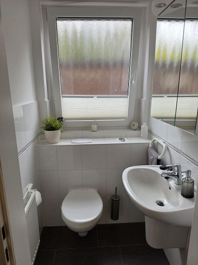 Israelsdorf: Gepflegtes EFH mit Einliegerwohnung nahe Naturschutzgebiet – WC neben Bad, 1,5 qm