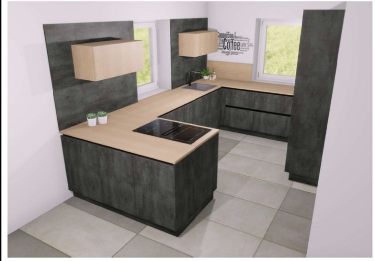 Einbauküche Darstellung