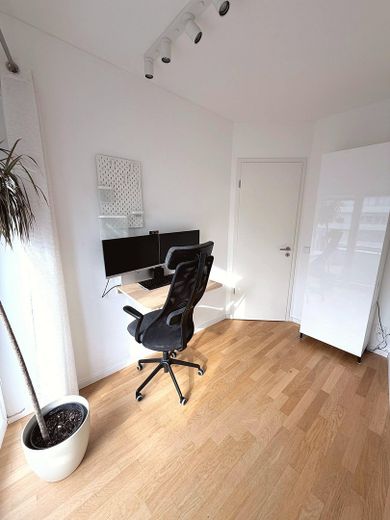Amueblado: moderno apartamento de 4 habitaciones en los Welfenhöfen (limitado a dos años) – Arbeitszimmer_1