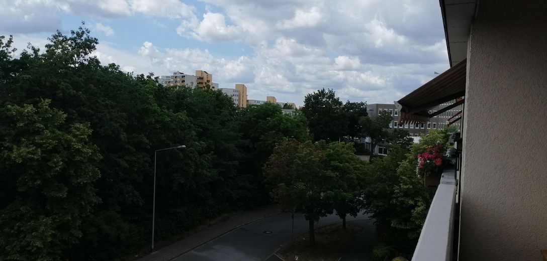 Aussicht vom Balkon