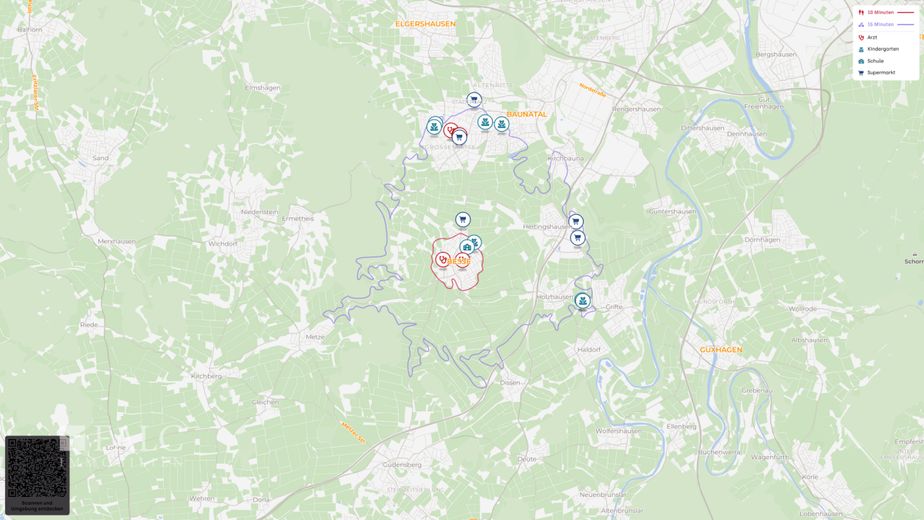 Provisionsfrei!!! Renovierte 6-Zimmer-Maisonettewohnung in einem Dreifamilienhaus zu vermieten! – Lageplan (Makro)