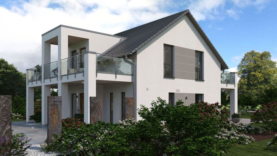 EINFAMILIENHAUS IM HAMPTON-STIL – Ansicht Eingang