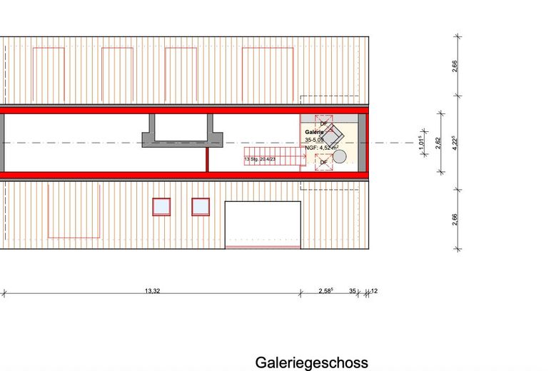Tolle Familienwohnung mit Dachterrasse und Galerie in der Anhalt-Siedlung – Grundriss Galerieebene Wohnzimmer