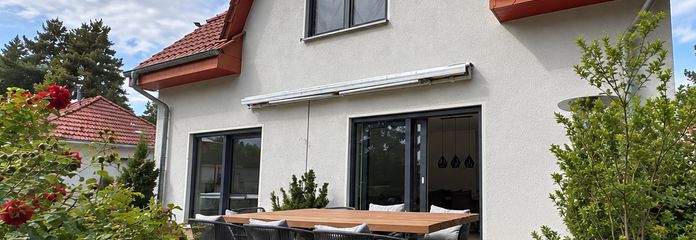 Büyük arsa ve ilave yapılaşma potansiyeline sahip, yeni değerinde müstakil ev – Gartenseite des Hauses