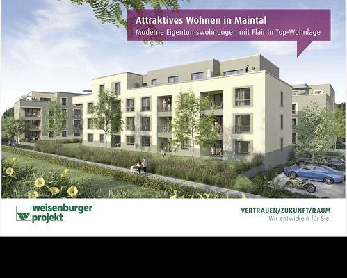 Première occupation - Construction neuve à Maintal avec terrasse sur le toit