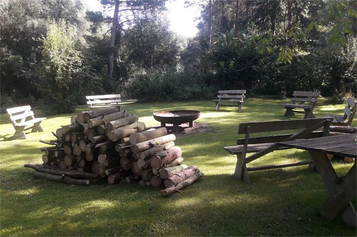 Lagerfeuerplatz im hinteren Au
