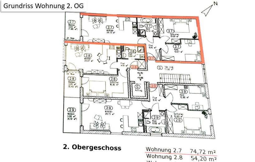 Grundriss Flächenberechnung