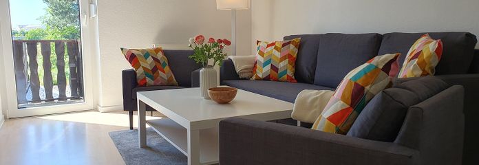 Prachtig gemeubileerd 6-kamerappartement met 2 badkamers (geschikt voor gedeelde bewoning) – Zimmer mit Zugang Dachterrasse