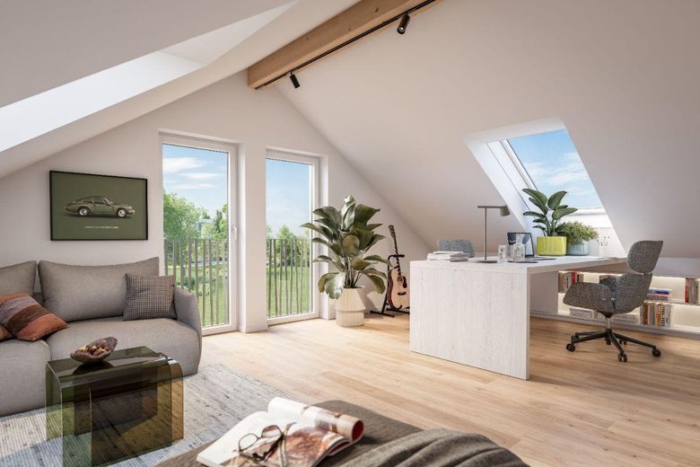 Family semi-detached house on the outskirts of Munich – Daschgeschoss