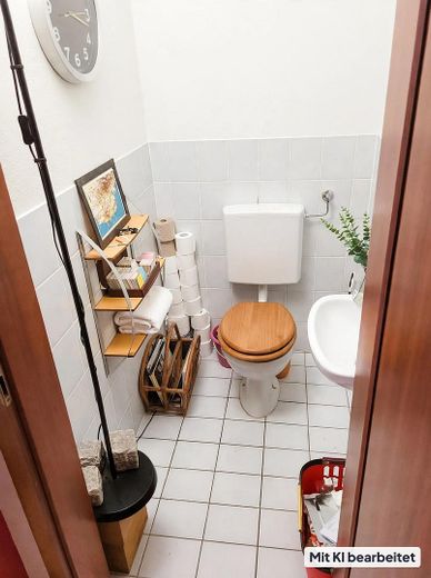 Geräumige 3 Zimmer Wohnung mit eigenem Garten und Garage – Gästeklo