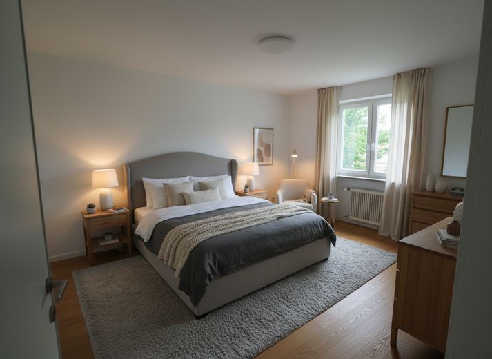 3-Zimmer-Wohnung mit Südbalkon & 2 Bädern in ruhiger Innenhoflage - Sendling Westpark – Eltern Zimmer
