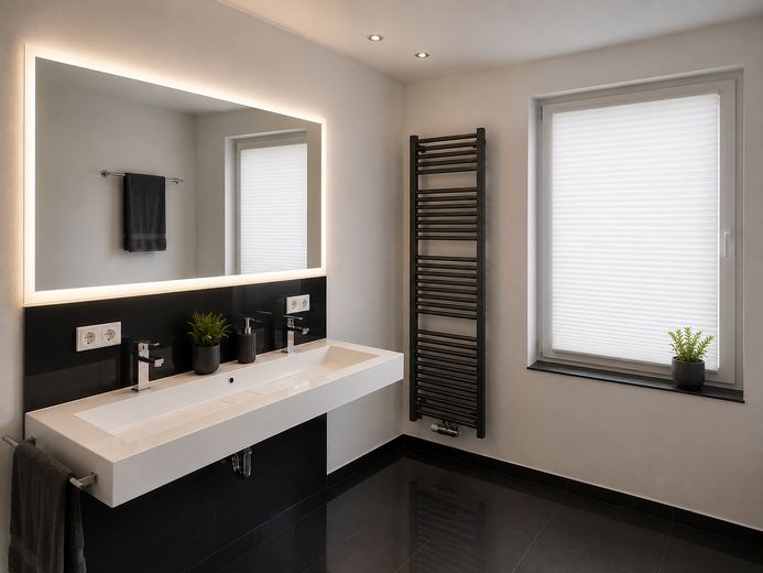 Casa bifamiliare, classe energetica A+, pompa di calore, ottime condizioni, vista aperta a ovest – Bad OG
