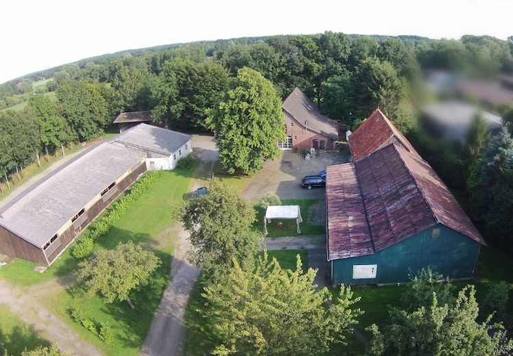 XL-gospodarstwo rolne nad jeziorem Vörder See! Działka 14.013 m² – miejsce dla zwierząt i na hobby – Luftansicht