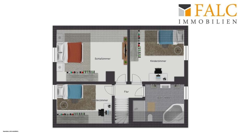 ***Ihr neues Zuhause - Einfamilienhaus mit Kamin, Sauna &amp; schönen Gartenbereich*** – Grundriss Obergeschoss