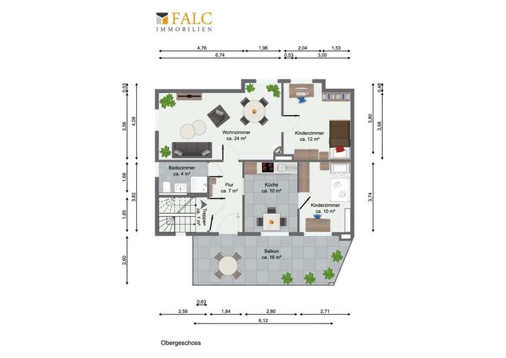 Provisionsfrei. Großzügiges Einfamilienhaus mit PV-Anlage und idyllischem Grundstück! – Grundriss Obergeschoss