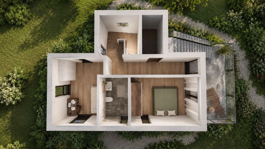 Aura Nature Homes – Grundriss Erdgeschoss