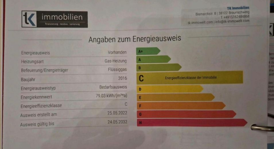 Bungalow am Bernsteinsee See Sassenburg Wohnhaus Ferienhaus Wertanlage – Energieausweis