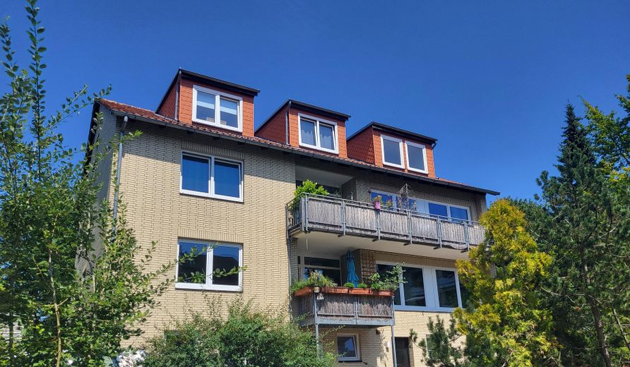 Geismar Kiesseestraße: Schöne 3-Zimmer-Wohnung Kie DG re E6 – Außenansicht