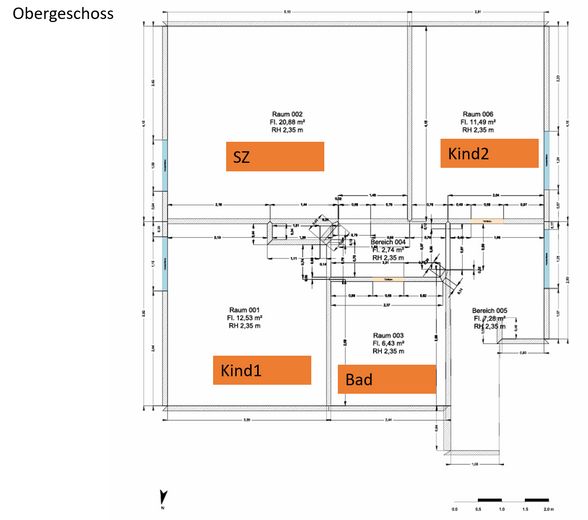 Obergeschoss Grundriss