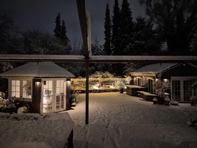Winteransicht Garten