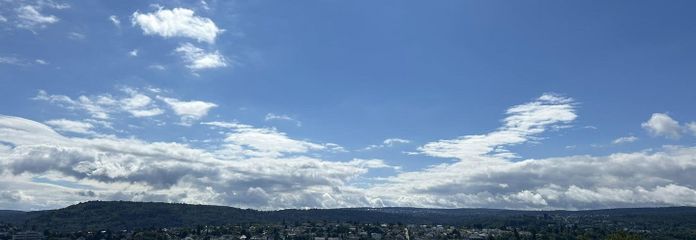 Ausblick vom Balkon