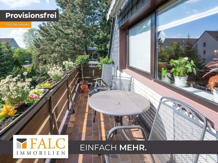 ¡SIN COMISIÓN! Hogar de ensueño en dos niveles – Maisonette de 4 habitaciones con dos balcones en Essen-Haarzopf – Foto 1