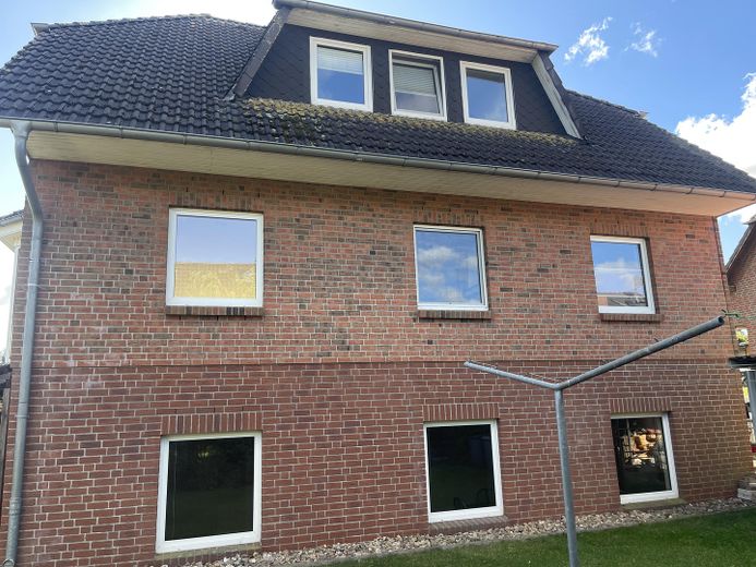 Rückseite des Hauses 