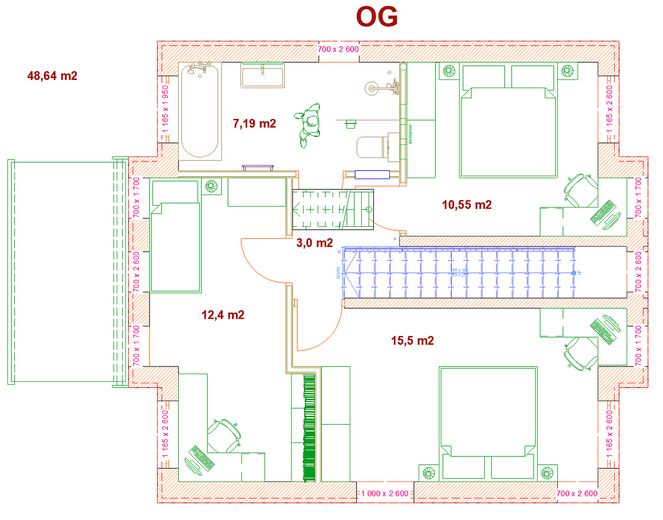 Neues energieeffizientes Haus A+ bei Berlin – schlüsselfertig – provisionsfrei – Foto 7