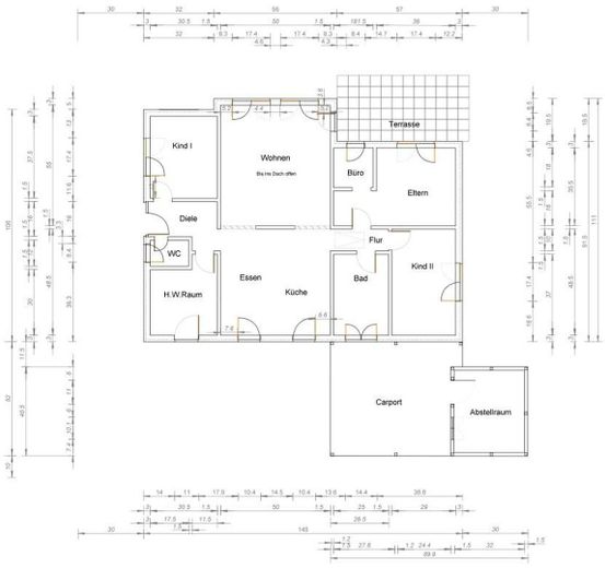 Bemaßung 2012 Planung