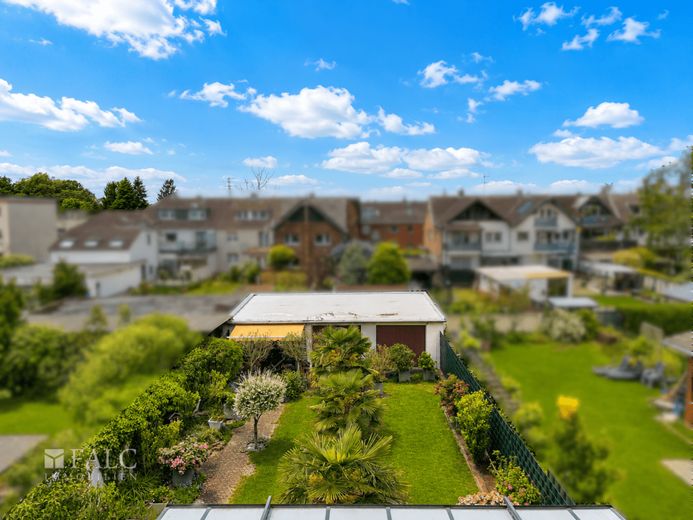 Luft, Licht und Lage - Ihr neues Zuhause – Gartenansicht von Oben