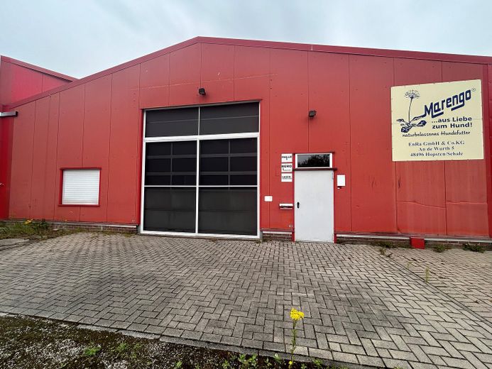 Gewerbehalle mit Büroräumen, WC´s und Sektionaltor (Rheine,Lingen,Ibbenbüren) – Foto 1