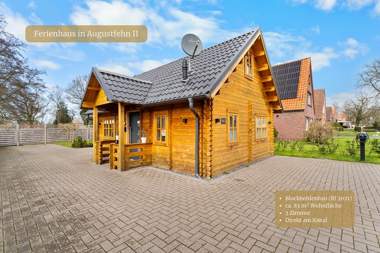 Ferienhaus Lüttje Holthuus: 230 Tage Auslastung, 14.129 € Überschuss, Top Bewertung & Smarte Technik – Frontansicht