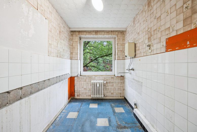 Renovierungsbedürftige 3-Zimmer-Wohnung - Direkt vom Eigentümer! – Küche