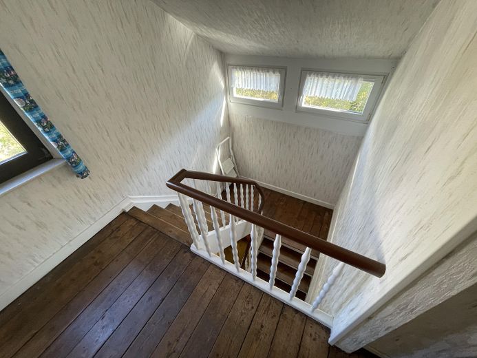 Wolnostojący dom jednorodzinny z garażem i ogrodem – Treppenhaus