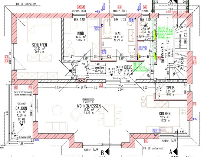 Obergeschoss-Grundriss