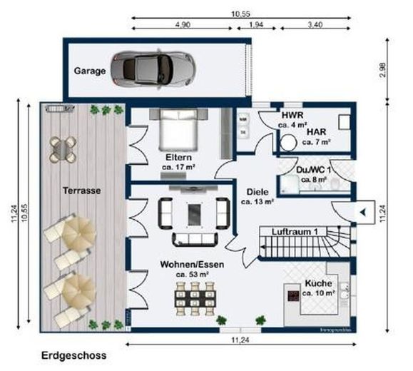 Grundriss EG