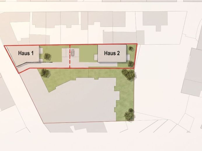 971 m² Grundstück in zentraler Lage von Walldorf mit Entwicklungspotenzial für 2 Mehrfamilienhäuser – Foto 1