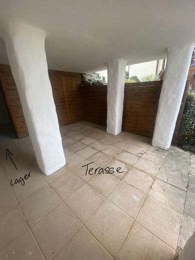 Terrasse der Einliegerwohnung