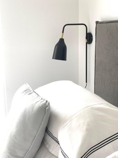 Luxus über den Dächern von München: stylisch möblierte 2-Zi-Whg. – Schlafzimmer