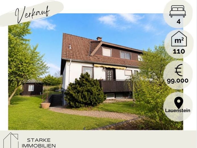**Charmante Doppelhaushälfte (WEG) in Lauenstein zu verkaufen** – Foto 1