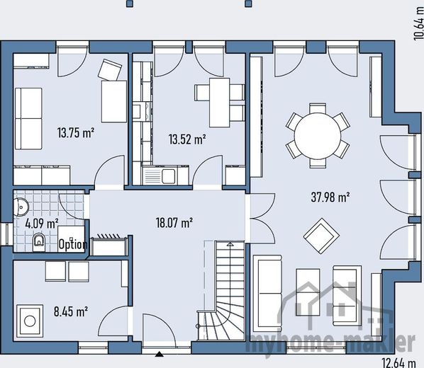 Neues Wohnen ohne Grenzen mit originellen Haus in Pyrbaum – H94-118_GRUNDRISS_EG
