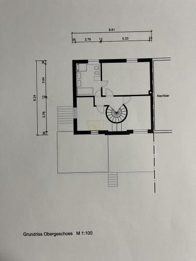 Grundriss Obergeschoss