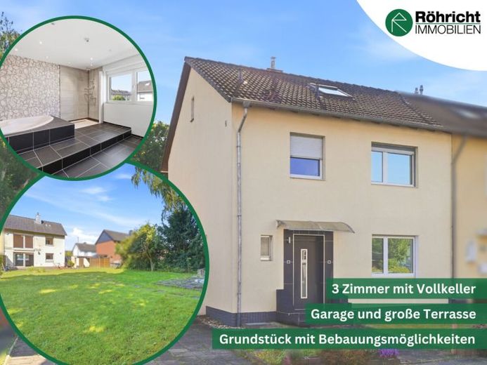 Platz für Ihre Ideen: Doppelhaushälfte mit Garage und großem Grundstück in Köln-Flittard – Foto 1