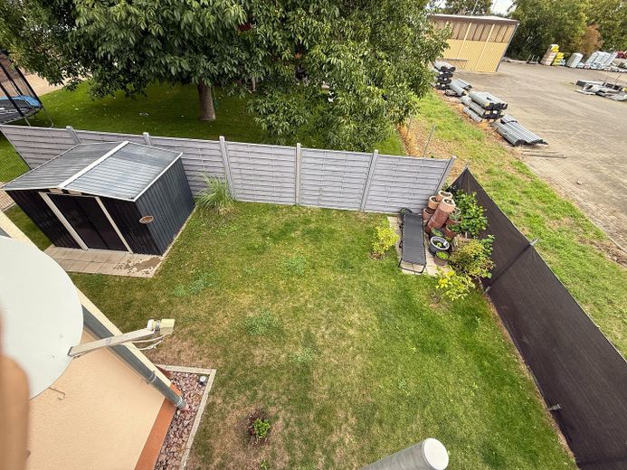 Gartenansicht von oben