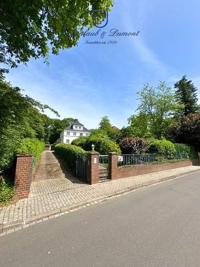 Altbauvilla mit parkähnlichem Grundstück auf dem oberen Rastpfuhl – Straßenansicht