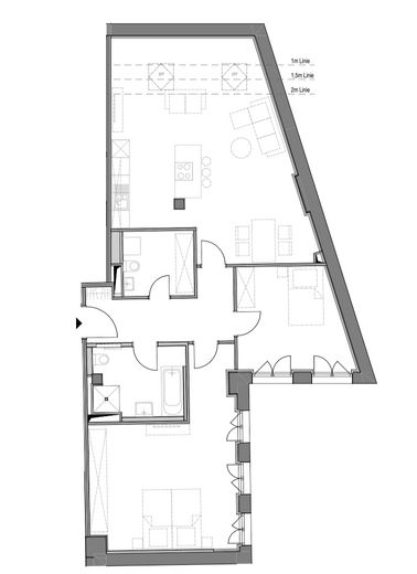 Kernsanierter Klinkerbau: 3 Zimmer, 102 m², Fußbodenheizung, Eichenparkett, Blick Lorenzkirche – Foto 17