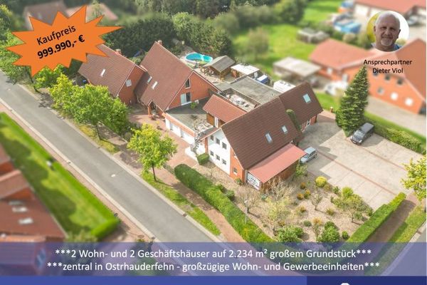 ***2 Wohn- und 2 Geschäftshäuser auf 2.234 m² großem Grundstück***